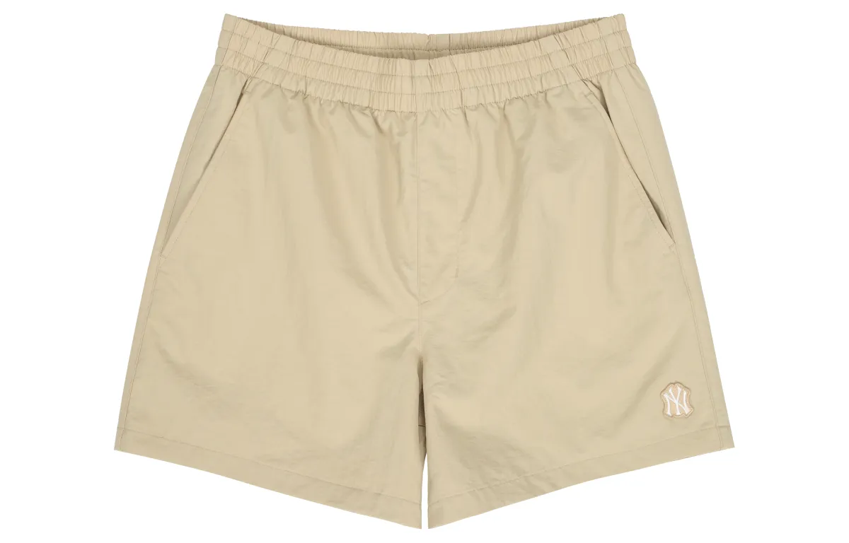 MLB Casual Shorts Unisex Beige Yellow