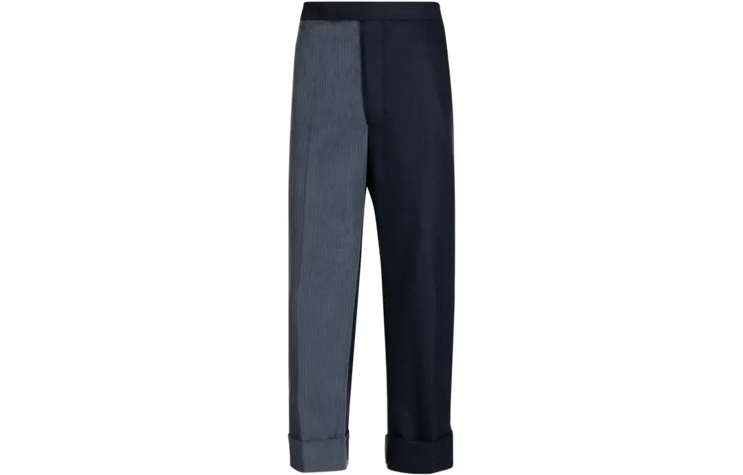 THOM BROWNE Panelled Cropped Trousers