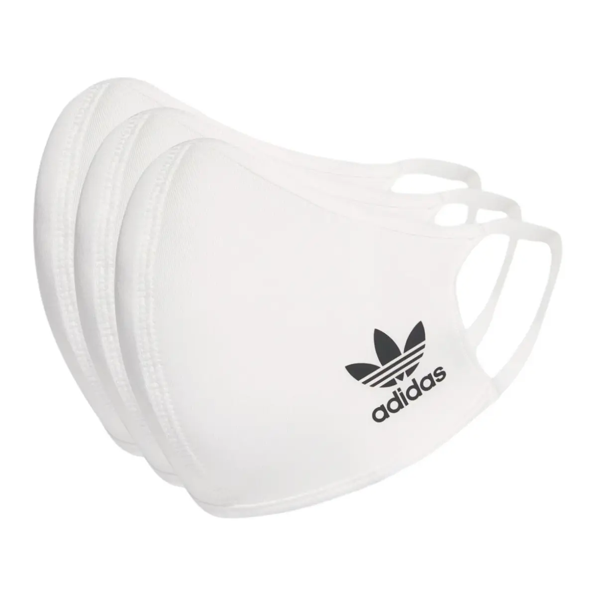 Adidas Originals Elastane Face Masks Unisex White/3 Pack