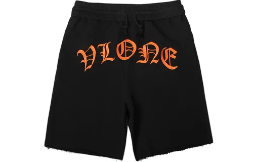 VLONE Casual Shorts Unisex Black Moderate