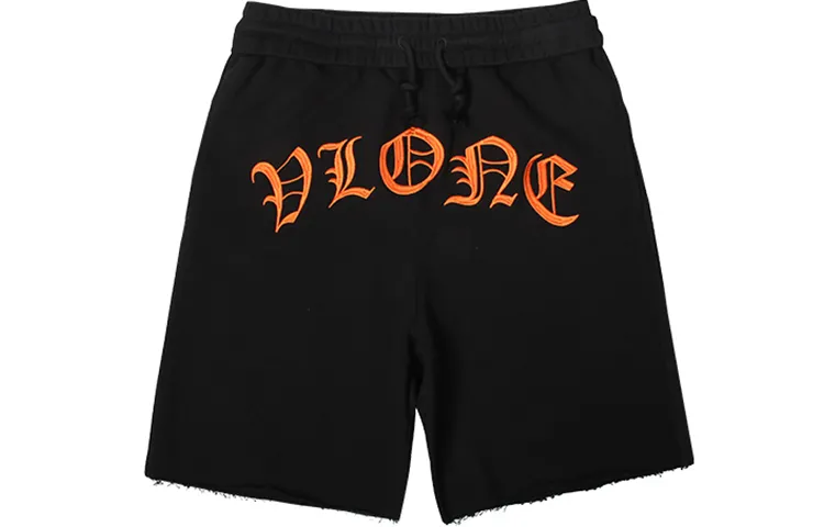 VLONE Casual Shorts Unisex Black Moderate