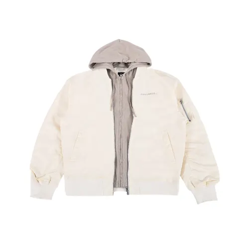 Converse Puffer Jacket Unisex Beige