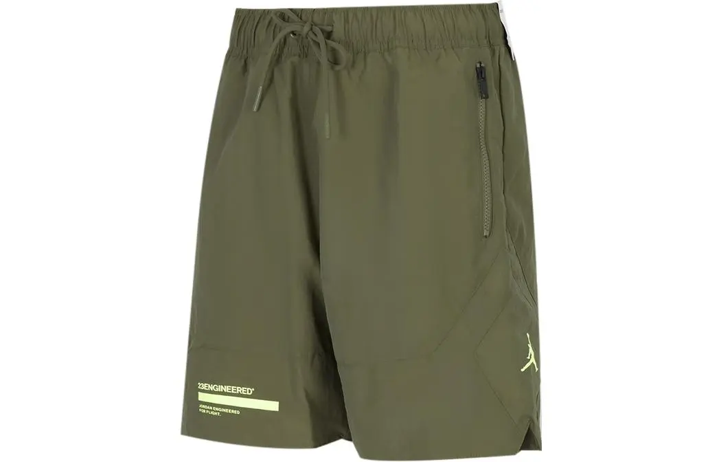 Jordan Casual Shorts Men's Army Green Moderate