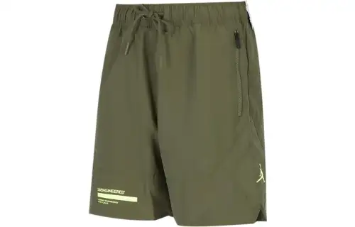 Jordan Casual Shorts Men's Army Green Moderate