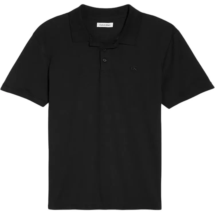 CALVIN KLEIN Polo Shirt Men's Black