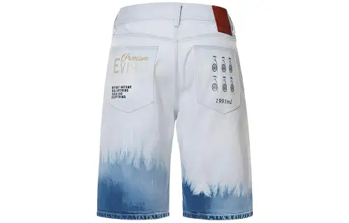 EVISU Denim Shorts Men's Blue Moderate