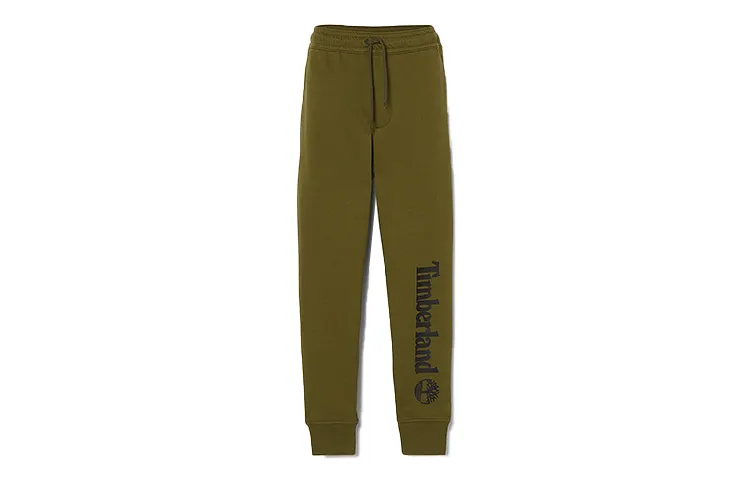Timberland Casual Pants Men's Dark Green Moderate Cuffed Pants