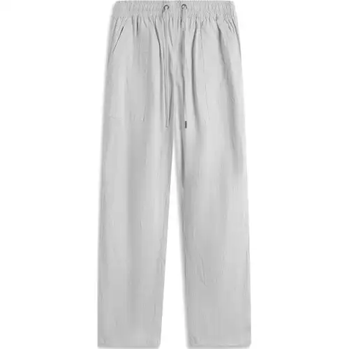 Li Ning Casual Pants Men's Mist Gray Stripe