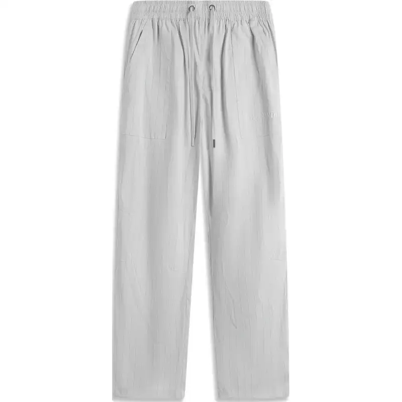 Li Ning Casual Pants Men's Mist Gray Stripe