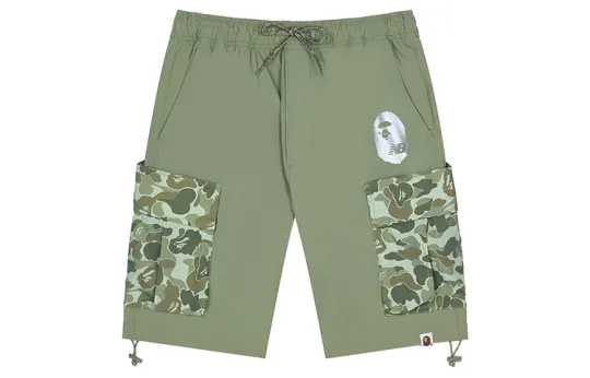 New Balance X A BATHING APE Casual Shorts Men's Green Moderate