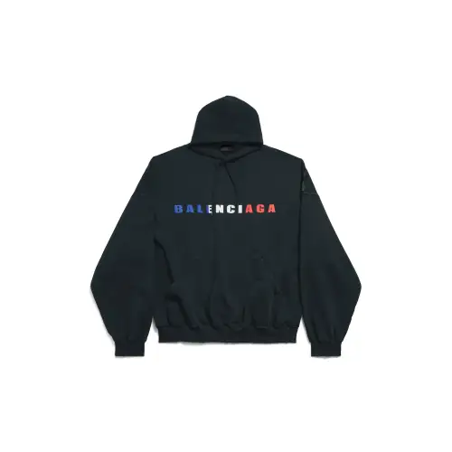 Balenciaga Sweatshirt Loose Fit Men's Black