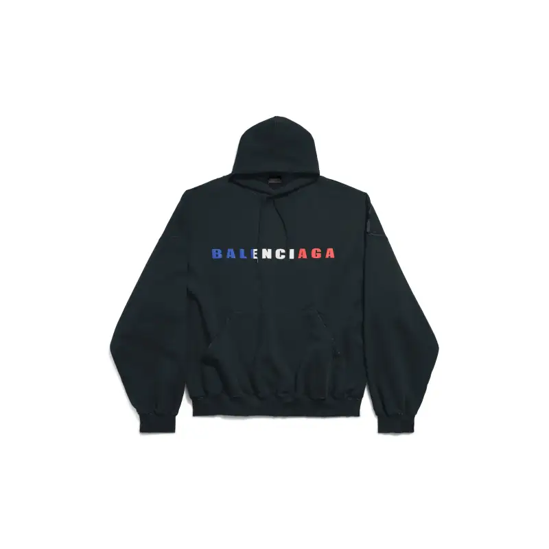 Balenciaga Sweatshirt Loose Fit Men's Black
