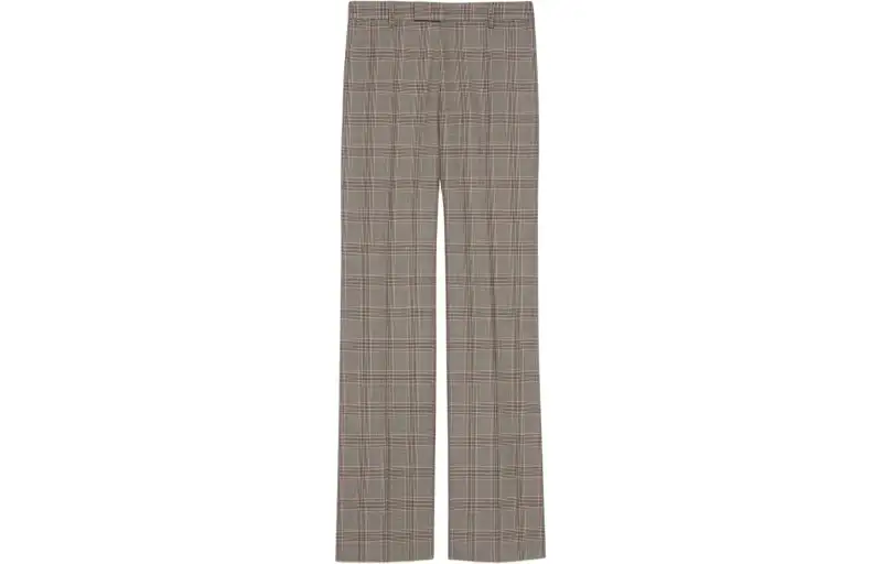 GUCCI Prince Of Wales Wool Check Pants