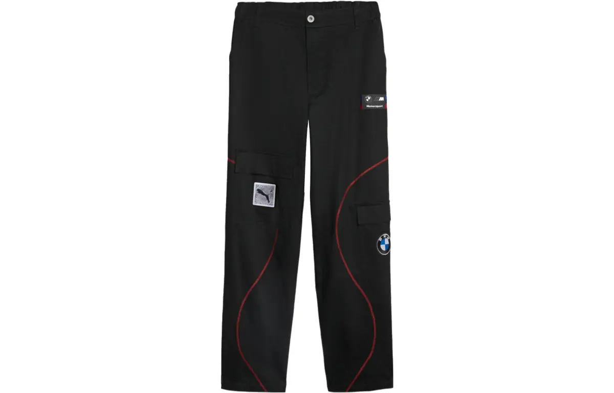 Puma x Bmw Motorsports Garage logo-patch trousers