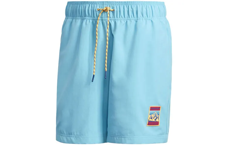 Adidas Originals Casual Shorts Men's Light Aqua Blue Moderate