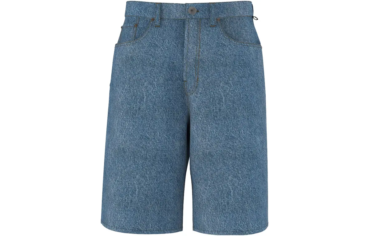 Vans Denim Shorts Men's Blue Moderate