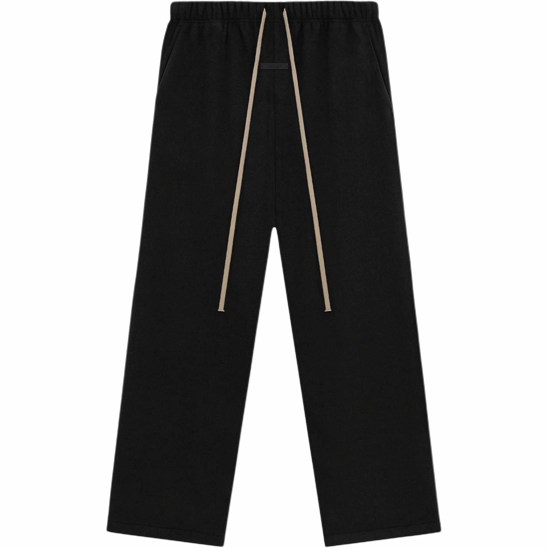 Мужские штаны Fear of God Essentials Brushed Relaxed Pant (черные)