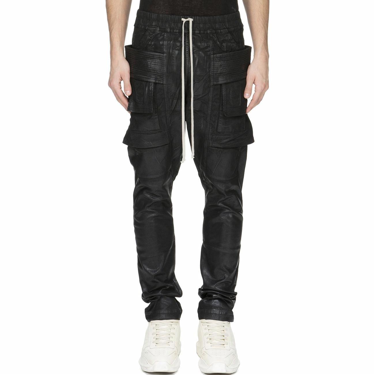 Мужские джинсы Rick Owens DRKSHDW SS25 (черные)