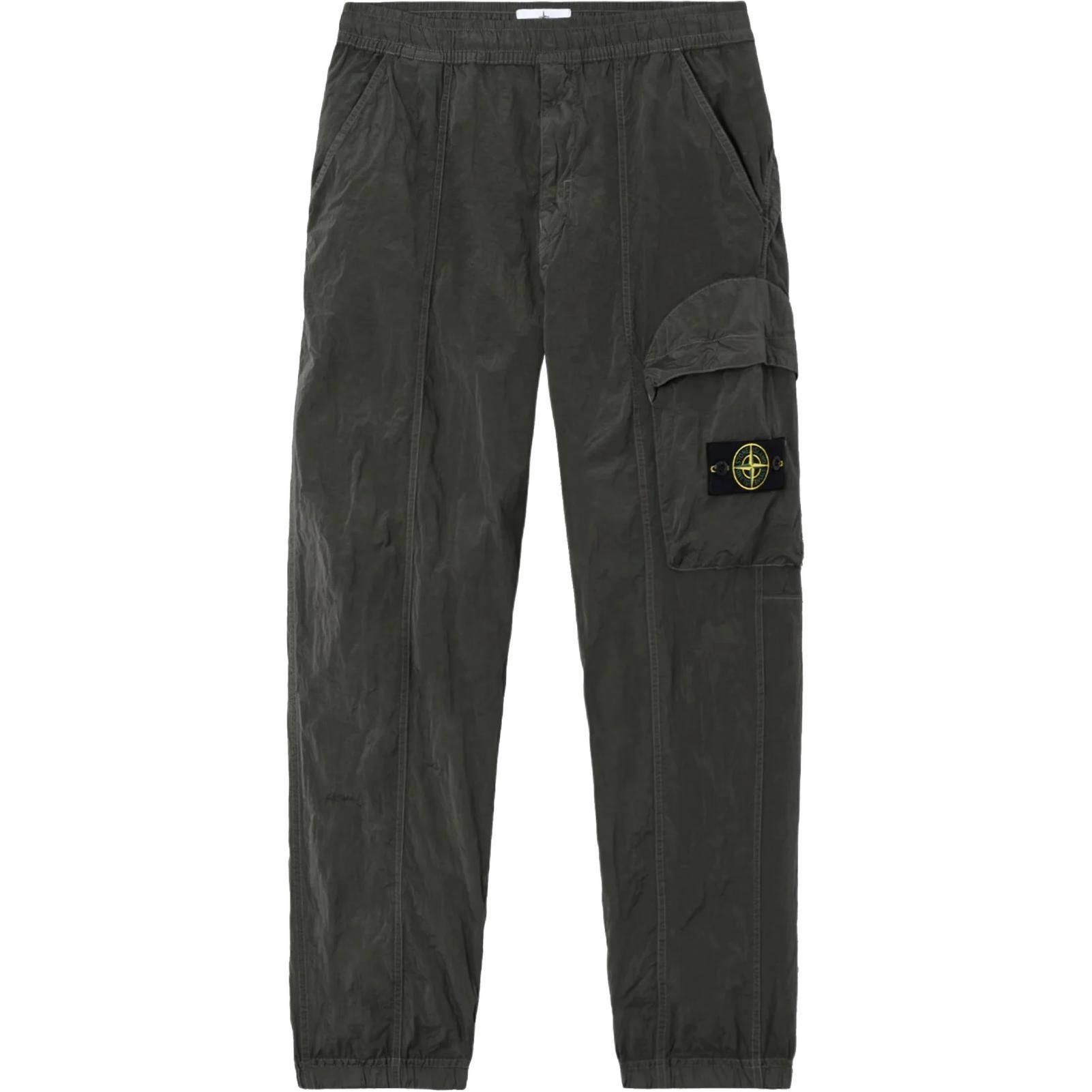 Мужские штаны STONE ISLAND Cargo Pants (зеленые)