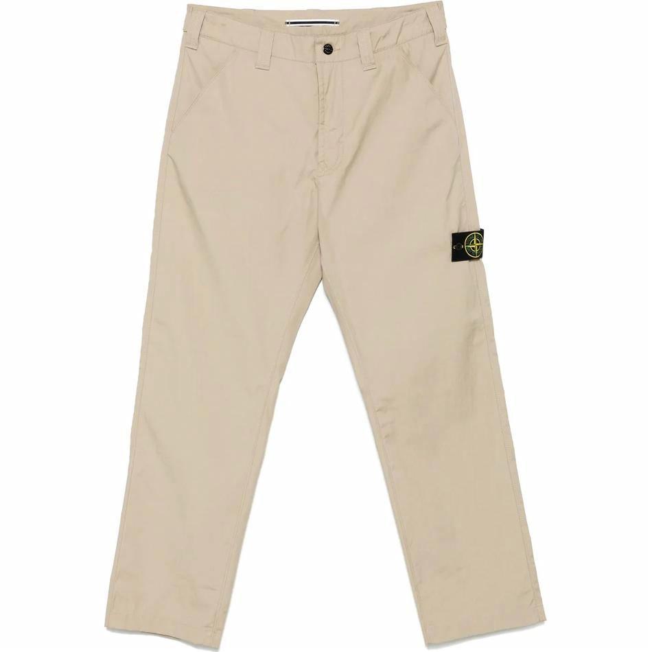 Мужские штаны STONE ISLAND (светло-бежевые)