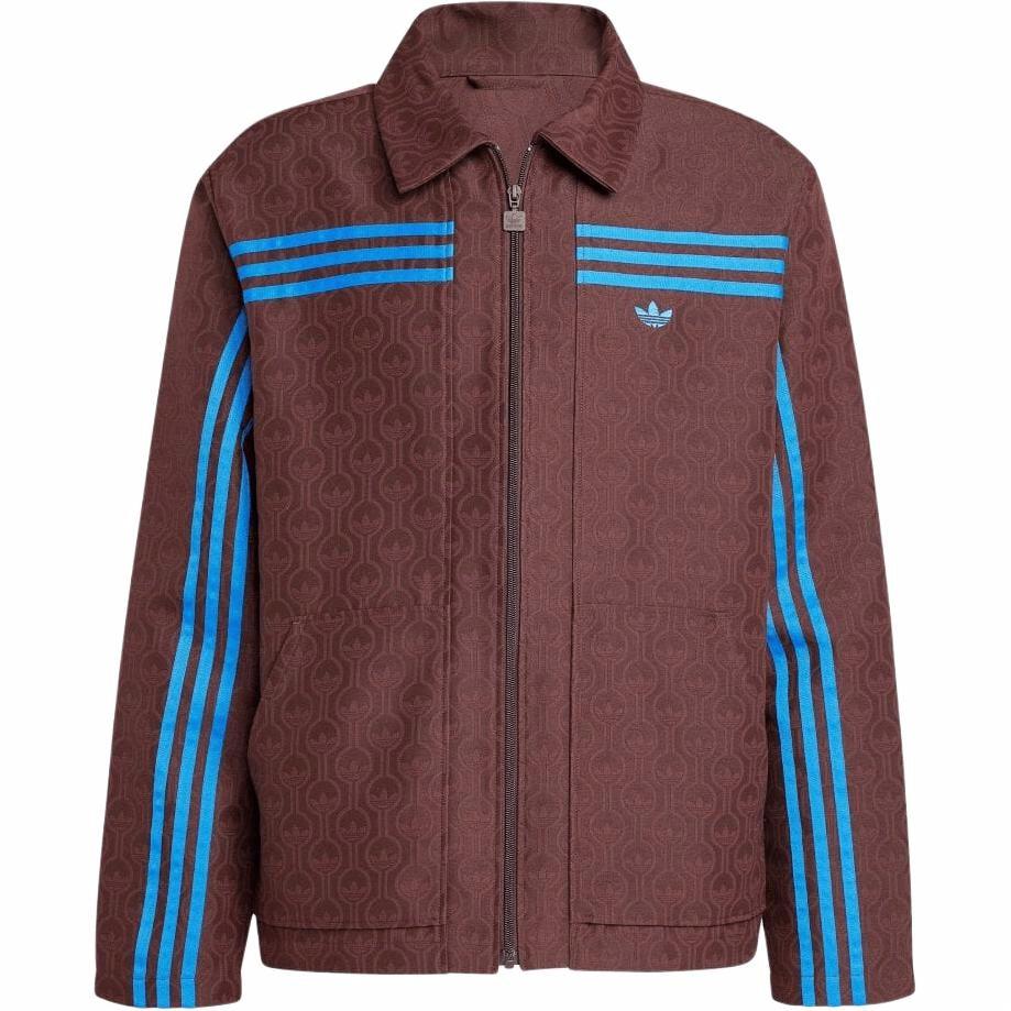 Мужская куртка adidas originals 70s (коричневая)