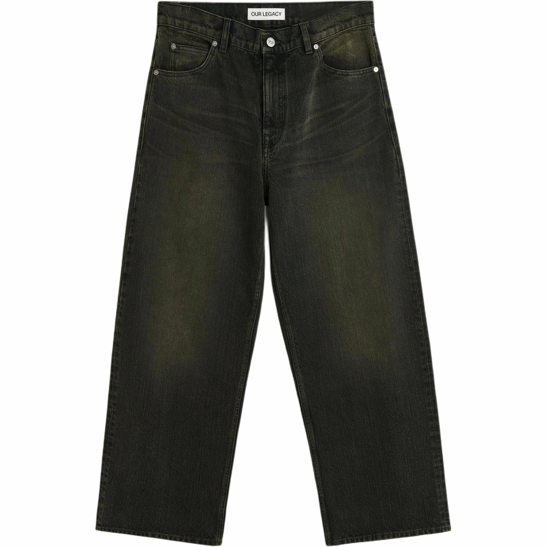 Мужские джинсы OUR LEGACY Washed Denim (черные)