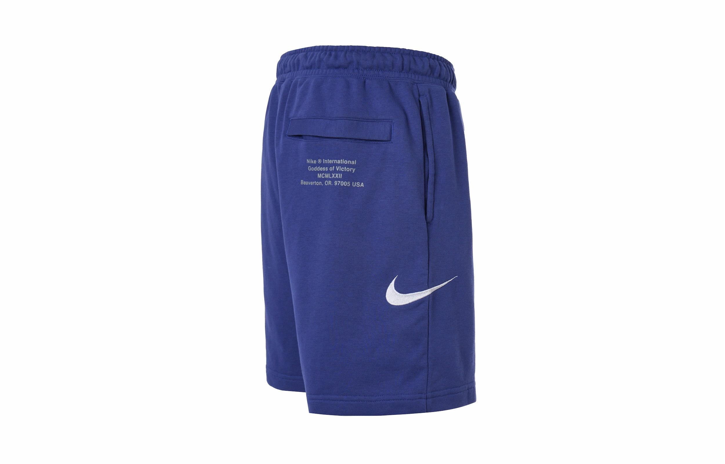 Мужские шорты Nike Swoosh French Terry Short (синие) — фото 1
