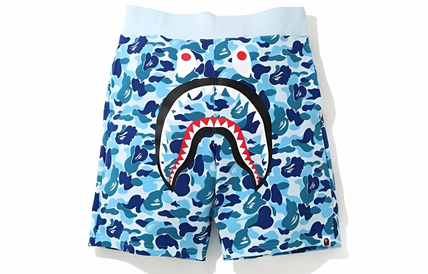 Шорты A BATHING APE Shark (синие)