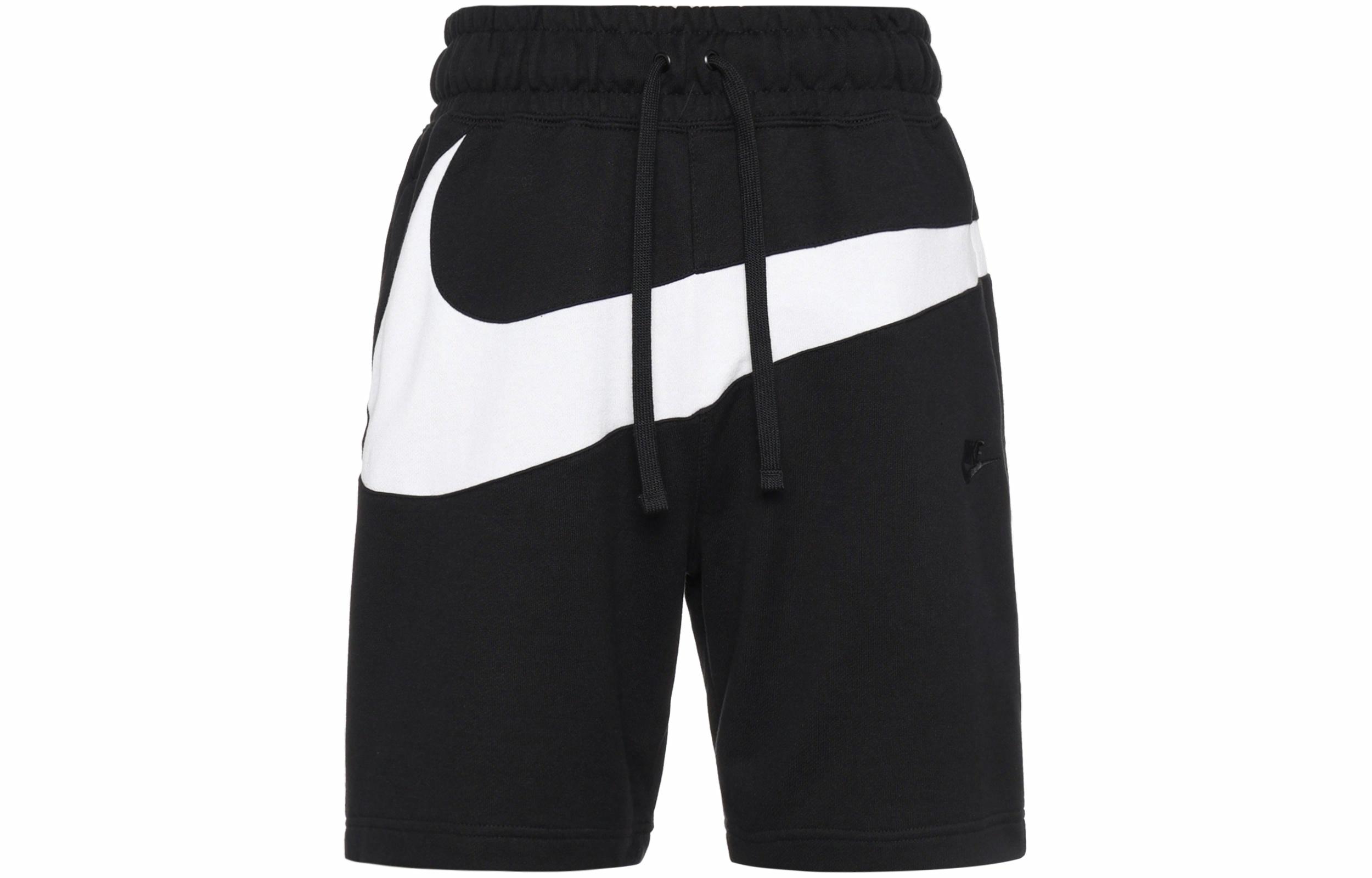 Мужские шорты Nike big swoosh Logo (черные) — фото 1