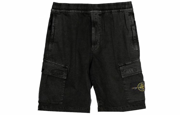 Мужские шорты Stone Island Карго SS22 (черные)