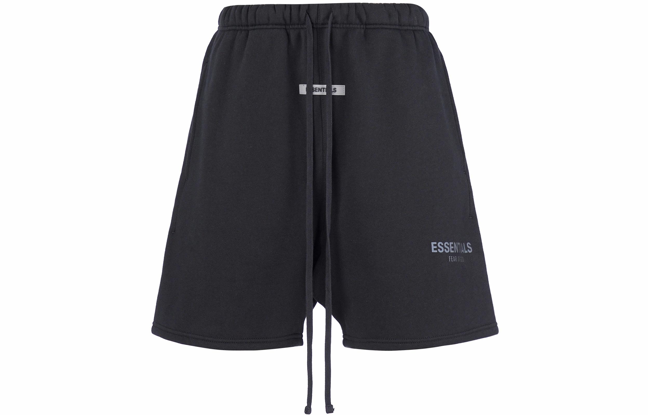 Шорты Fear of God Essentials FW19 Sports Shorts (черные) — фото 1