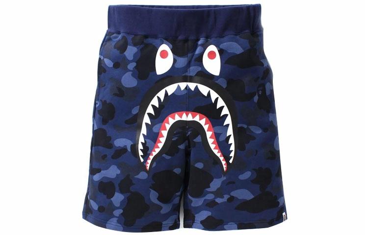 Мужские шорты A BATHING APE Shark (разноцветный камуфляж)