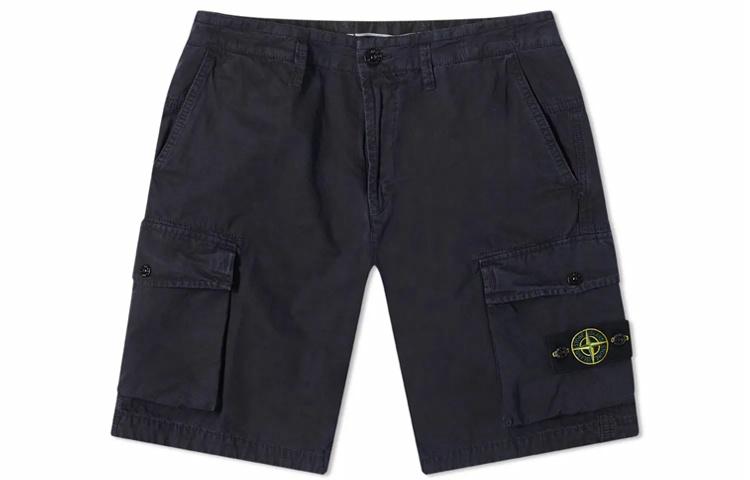 Мужские шорты STONE ISLAND SS21 (темно-синие)