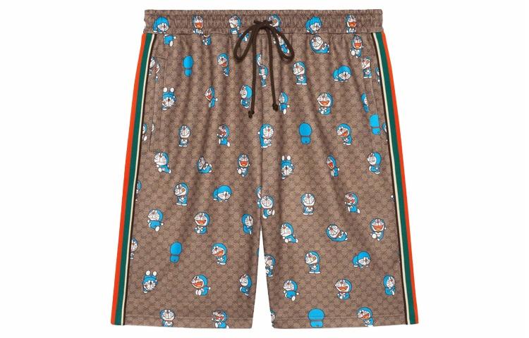 Шорты Gucci GUCCI x Doraemon/A (коричневый)
