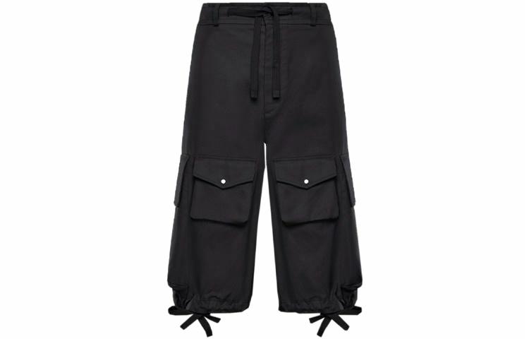 Мужские шорты MONCLER GENIUS 1952 (черные)