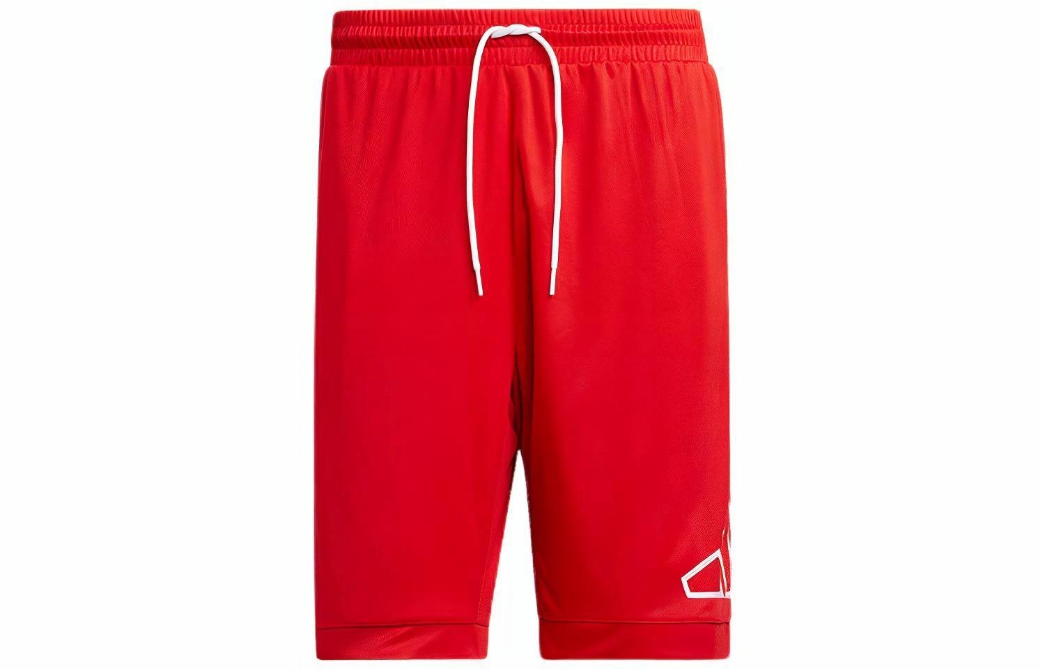 Мужские штаны adidas Big Logo Short Logo (красный) — фото 1
