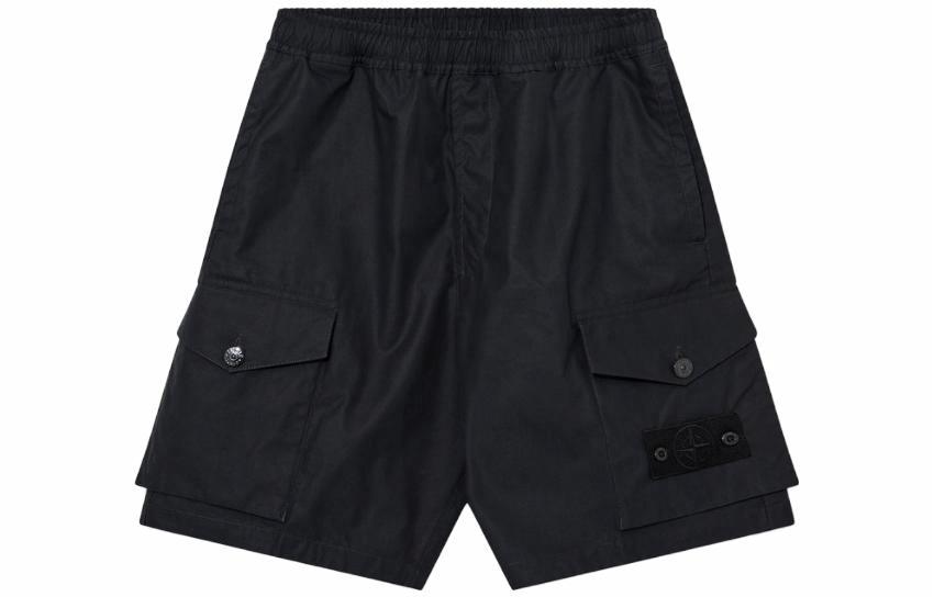 Мужские шорты STONE ISLAND Ghost (черные)