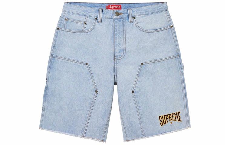 Шорты Supreme Supreme SS22 Week 17 Cutoff Double Knee Denim Painter Short Logo (черные)