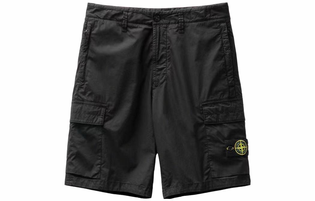 Мужские шорты STONE ISLAND (черные)