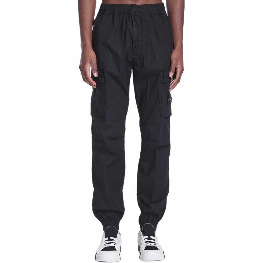 Мужские штаны Stone Island Cargo (черные)