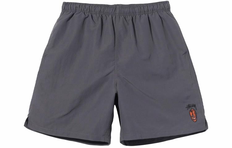 Шорты Stussy Mask Water Short (черные с принтом) — фото 4