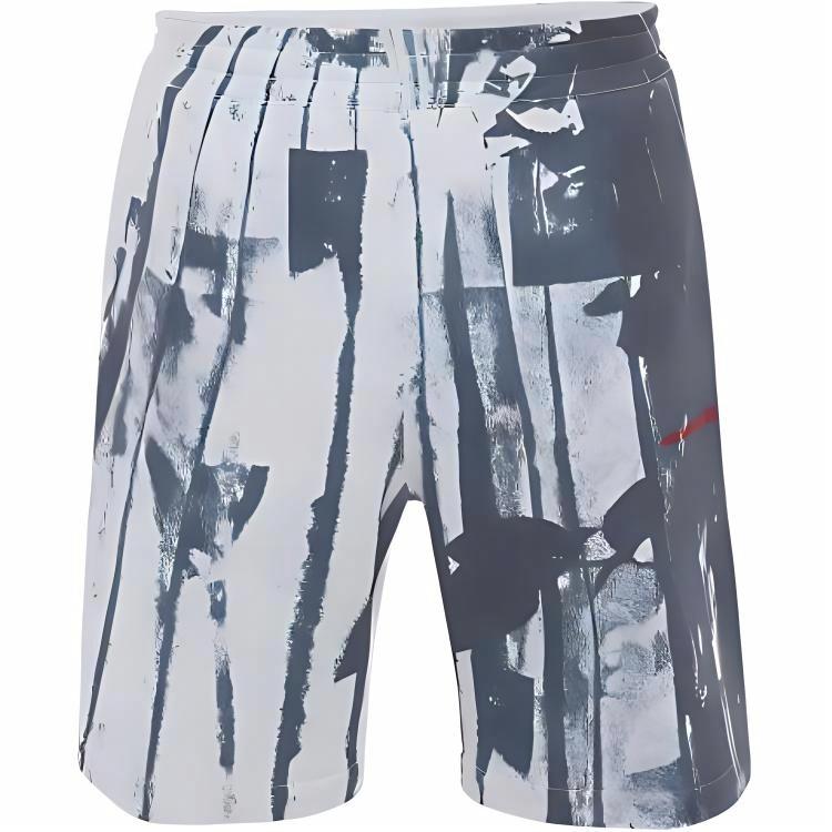Мужские шорты Alexander McQueen Trompe Shorts (синие)