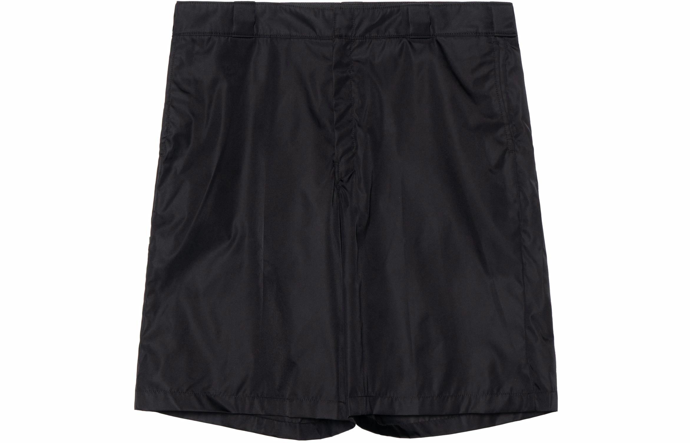Мужские шорты Prada Re-Nylon SS21 (черные)
