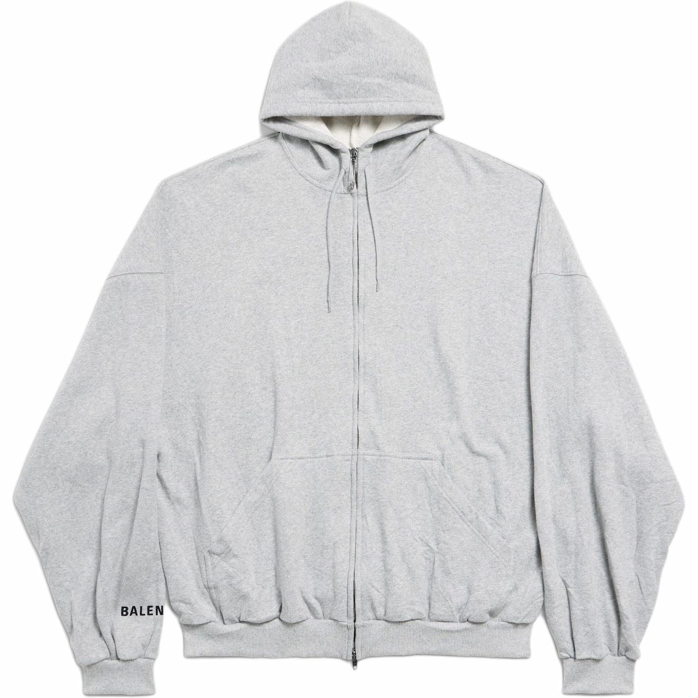 Мужское худи Balenciaga Hi There (серое)