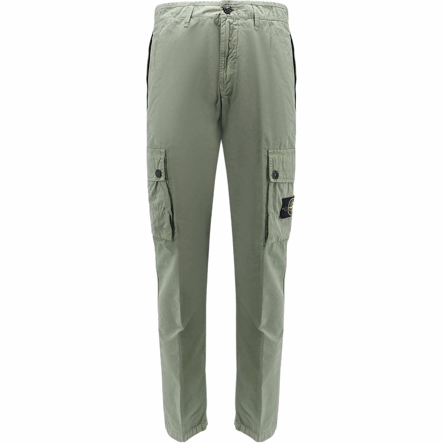 Мужские штаны STONE ISLAND (светло-зеленые)