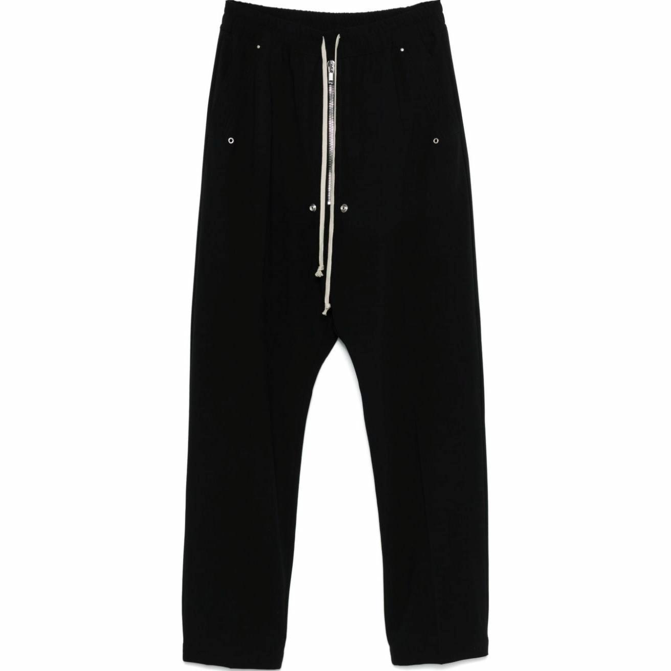 Мужские штаны RICK OWENS Drawstring Pants (черные)