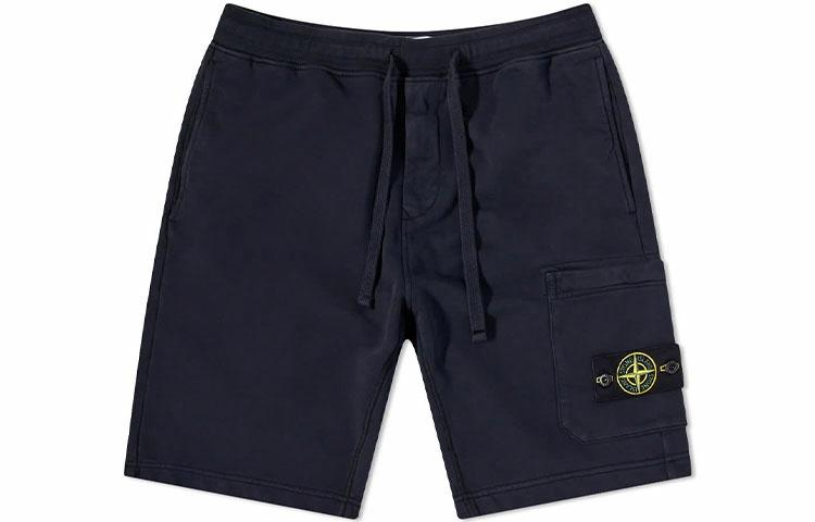 Мужские шорты STONE ISLAND (темно-синие)