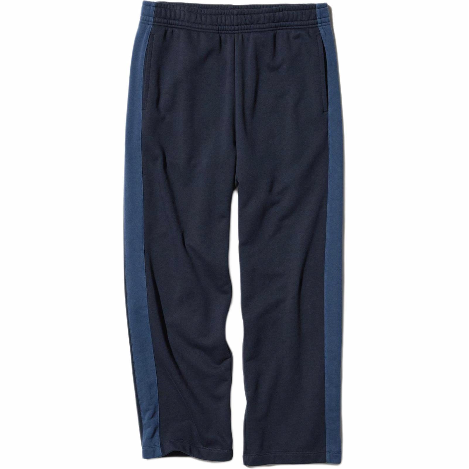 Штаны UNIQLO с лампасами (темно-синие)