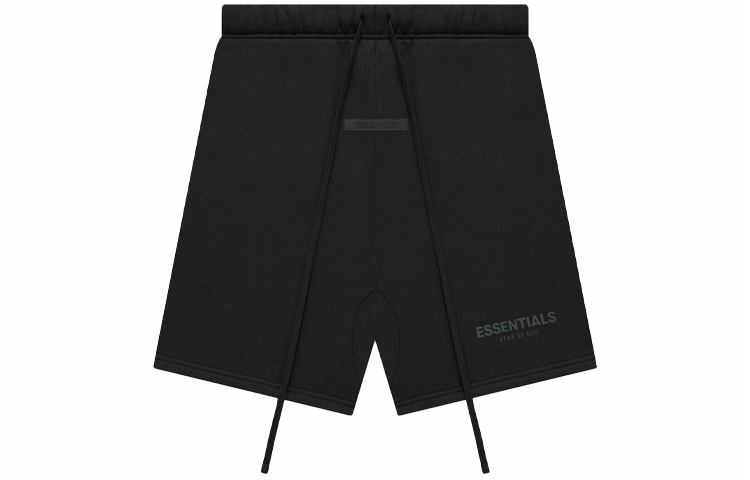 Шорты Fear of God Essentials FW21 Sweatshort Stretch Limo (черные)