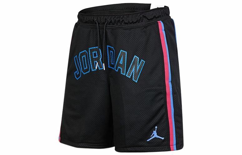 Мужские штаны Jordan с логотипом (черные)
